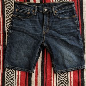 Levi's blue jean shorts